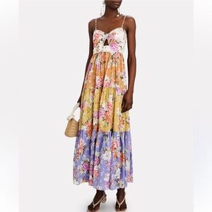 NWOT zimmermann tie front dress